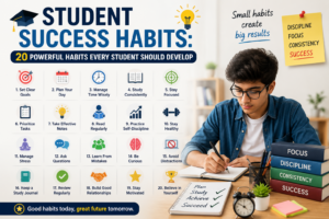 Student Success Habits: 20 Powerful Habits Every Student Should Develop