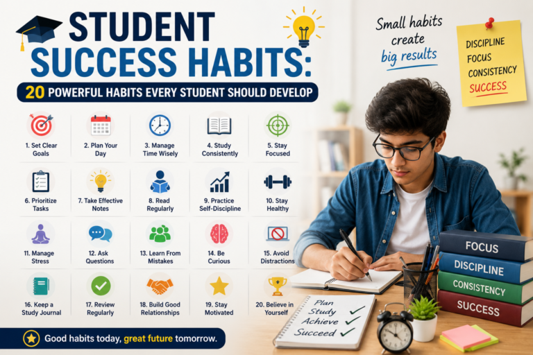 Student Success Habits: 20 Powerful Habits Every Student Should Develop